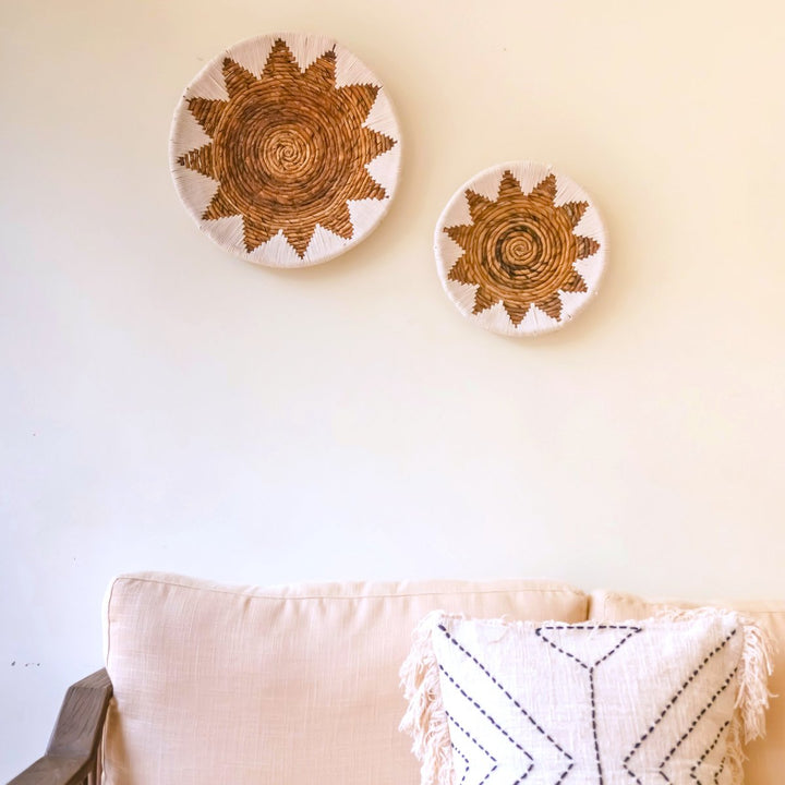 Wandkorb „Adari“ (2 Größen) – Gewebte Boho-Dekoration