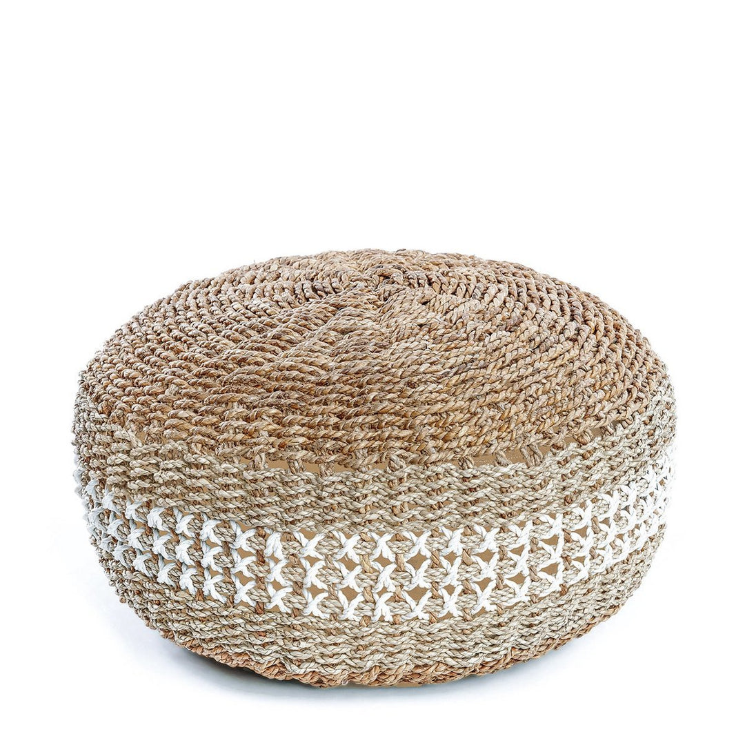 Makramee-Hocker – Rustikaler Sitzkomfort im Boho-Stil