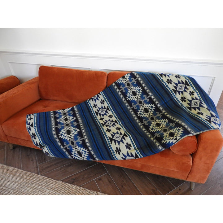 Handgemachte Alpakadecke – Wärme & Stil aus den Anden | Cotopaxi-Blau