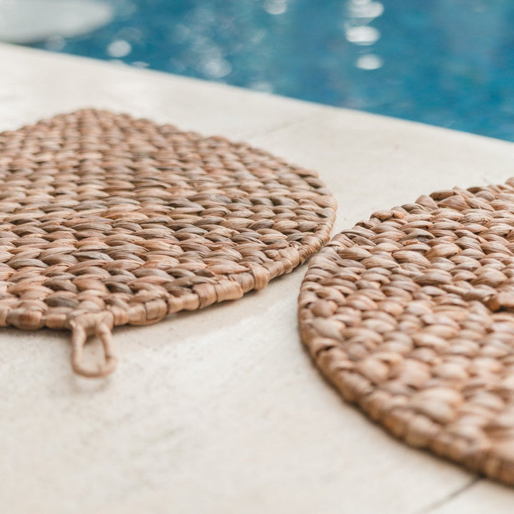 Tischset „Ditu“ blattförmig (2er, 4er oder 6er Set) – Boho-Dekoration