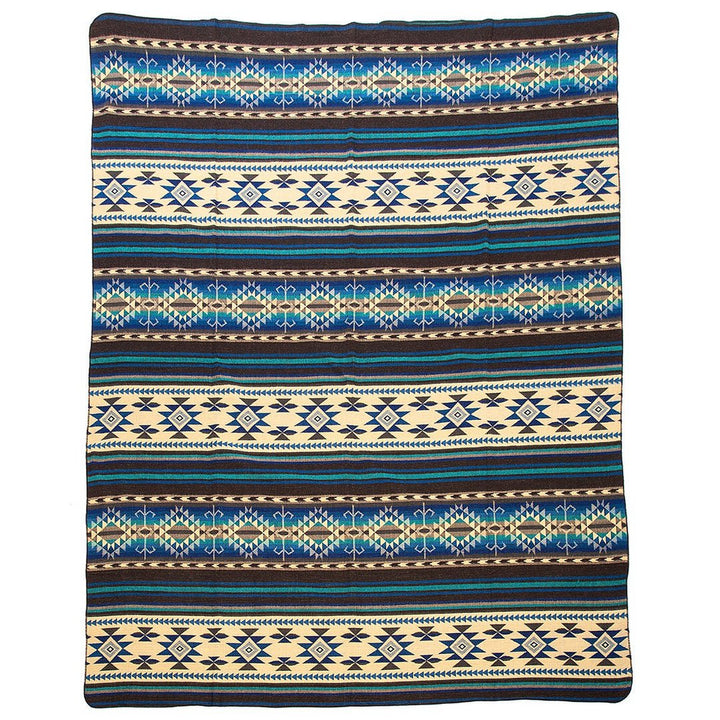 Handgemachte Alpakadecke – Wärme & Stil aus den Anden | Cotopaxi-Blau