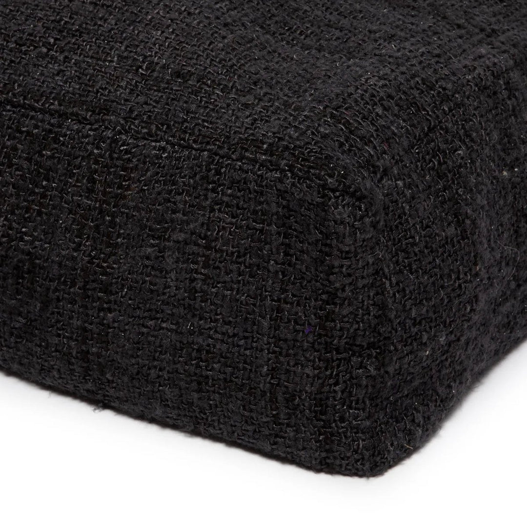 Boho-Pouf aus Baumwolle – Oh My Gee in Schwarz Navy