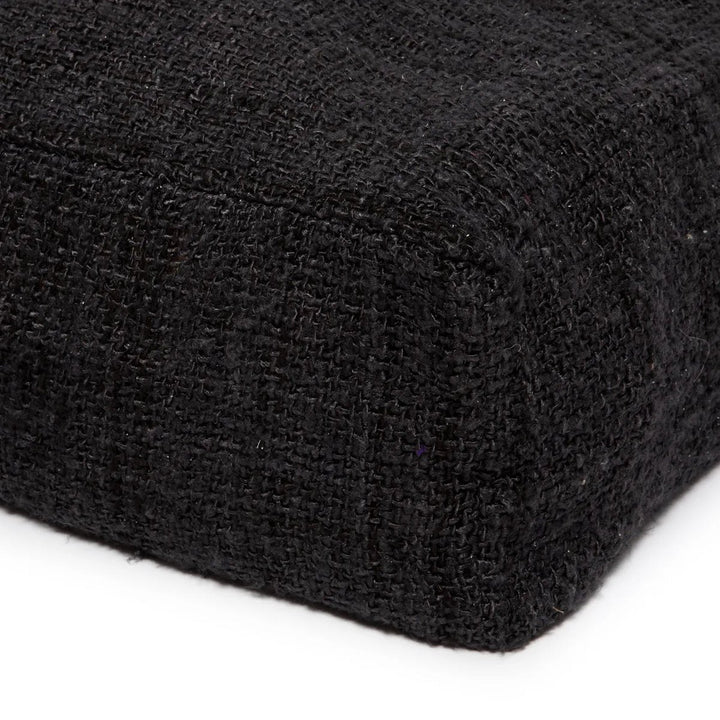 Boho-Pouf aus Baumwolle – Oh My Gee in Schwarz Navy