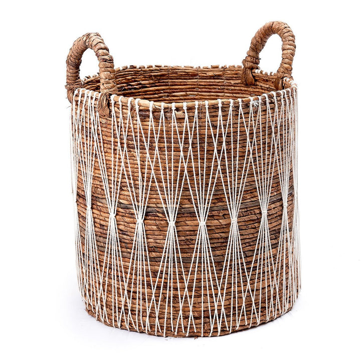 Boho-Korb Manduro – Wäsche-, Pflanzen- & Aufbewahrungskorb aus Bananenfaser (3 Größen)