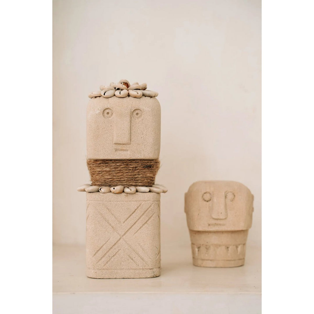 Der Sumba-Stein – Authentisches Kunstwerk aus Indonesien (Größe M)
