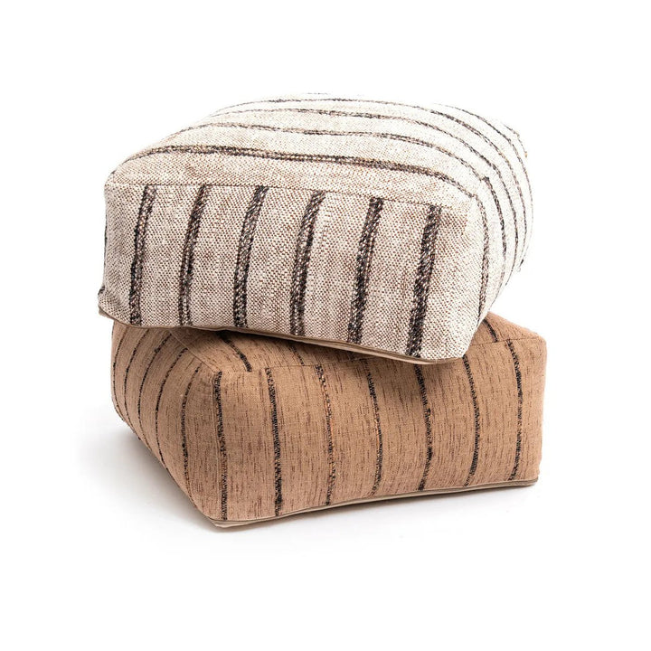 Boho-Pouf aus Baumwolle – Oh My Gee in Bohemian White