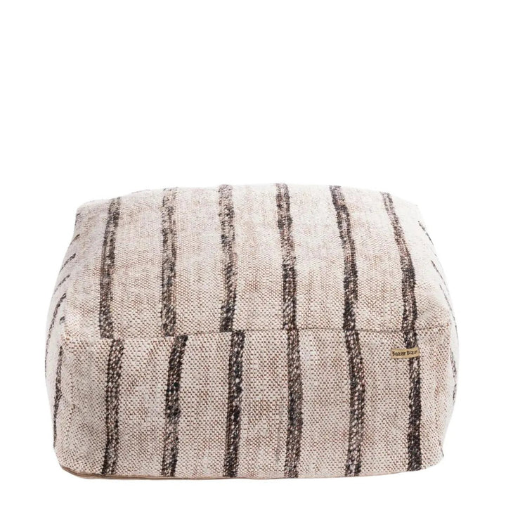 Boho-Pouf aus Baumwolle – Oh My Gee in Bohemian White