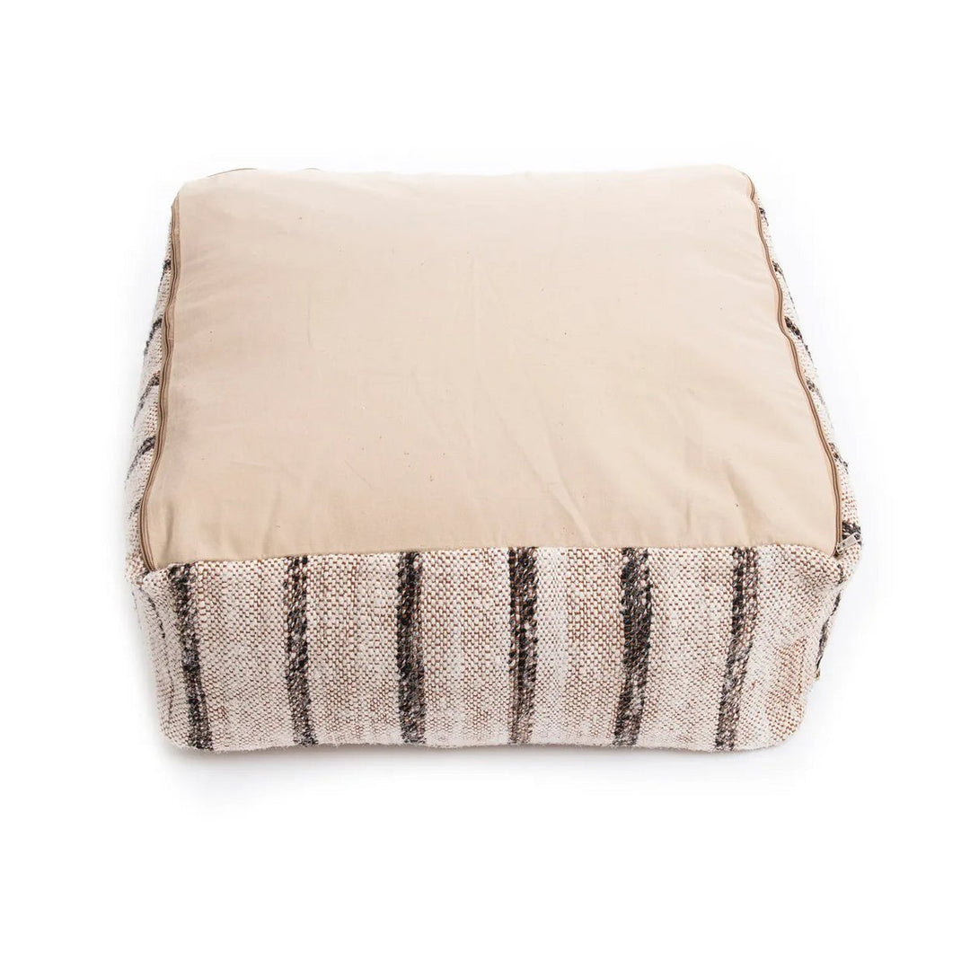Boho-Pouf aus Baumwolle – Oh My Gee in Bohemian White