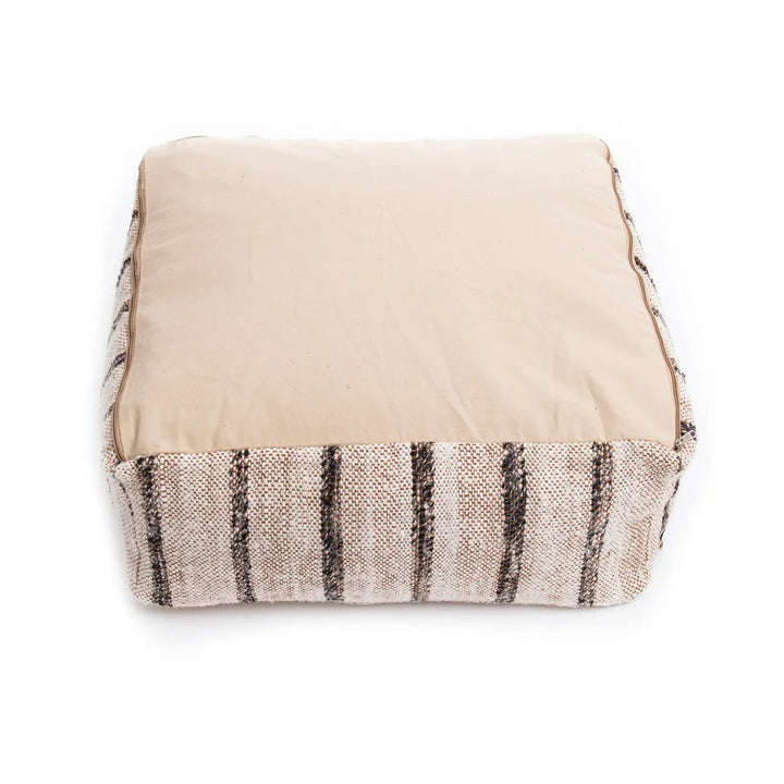 Boho-Pouf aus Baumwolle – Oh My Gee in Bohemian White
