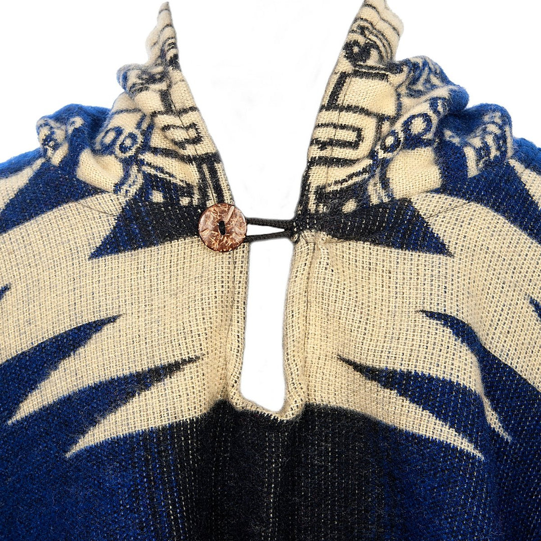 Alpaka-Poncho | Handgemacht in Ecuador | Inka-Design